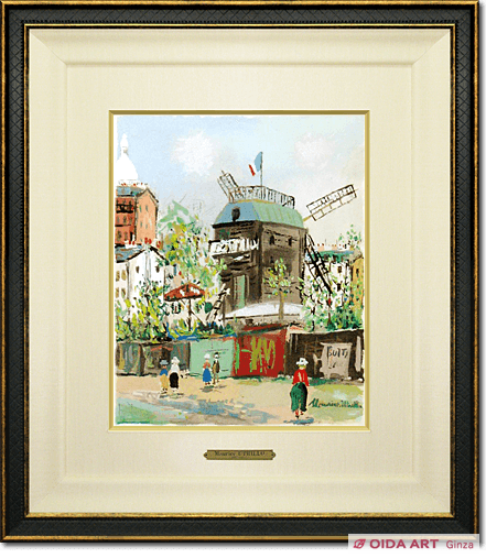 Utrillo Maurice Moulin de la Galette from inspiration village