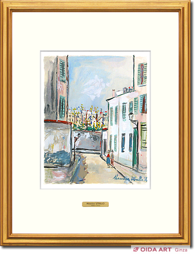 Utrillo Maurice Alley in Montmartre from inspiration village