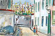 Utrillo Maurice Alley in Montmartre from inspiration village