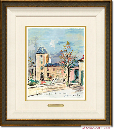Utrillo Maurice St-Bernard’s Castle  from inspiration village