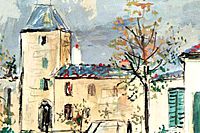 Utrillo Maurice St-Bernard’s Castle  from inspiration village