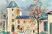 Utrillo Maurice St-Bernard’s Castle  from inspiration village