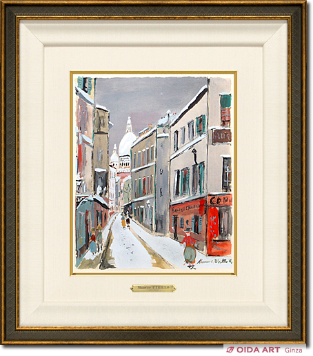 ユトリロ 霊感の村より「サン・リュスティック通り」 | 絵画など美術品