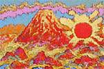 Kinutani Koji  Mt.Fuji shining golden