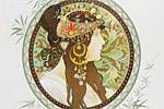 Mucha Maria Alphonse Brunette Var.2 1897