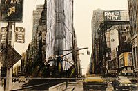 Christo Javacheff WRAPPED BUILDING /project for#1Times Square