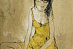 Jean Jansem Woman in yellow clothes