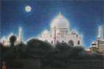 Hirayama Ikuo Distant view in Taj Mahal