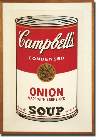 ウォーホル Campbell’s Soup(ONION)