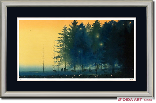 千住博 夜桜月下 | 絵画など美術品の販売と買取 | 東京・銀座