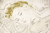 Fujita Tsuguharu (Leonard Foujita) A sleeping woman