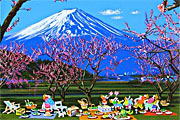Yamagata Hiro Essence of Japan – Enjoying seeing cherry blossom in Mt.Fuji