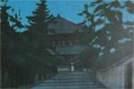 Hirayama Ikuo Night view in Buddha lord