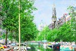 小田切訓 オランダ　アムステルダム夏の運河