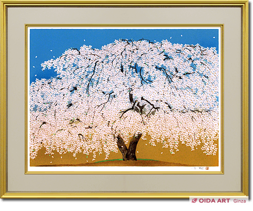 Nakajima Chinami Weeping cherry tree of Kodaiji temple