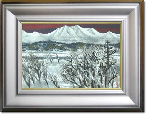 後藤純男 北の雪原