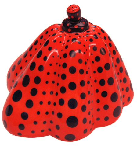 Kusama Yayoi A Pumpkin(Red&Black)