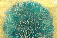 Hoshi Joichi Tree in evening (blue)