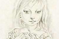 Fujita Tsuguharu (Leonard Foujita) A girl