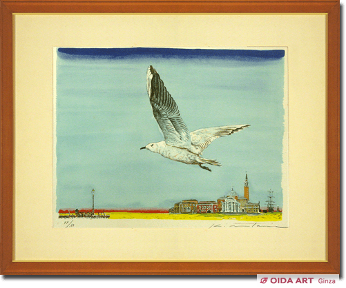 Kinutani Koji  Sea gull in Venice