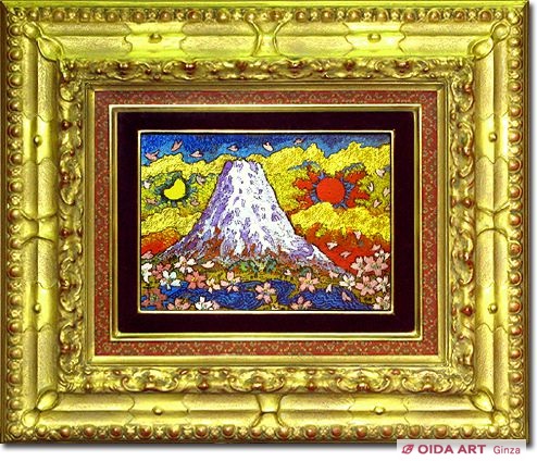 絹谷幸二 日月春々桜富士山 | 絵画など美術品の販売と買取 | 東京