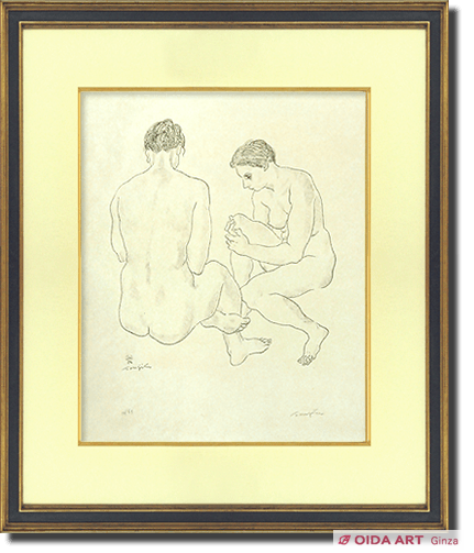 Fujita Tsuguharu (Leonard Foujita) A nude woman (No.5)