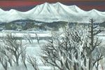 後藤純男 北の雪原