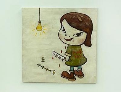 奈良美智美術館展示作品