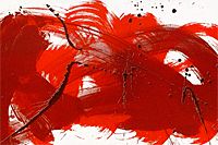 白髪一雄 燕(“中国戦国七強”より)