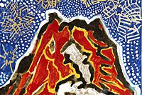 片岡球子 雪(めでたき富士)