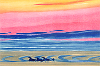 アンドレ・ブラジリエ 夕焼け