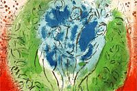 シャガール デリエール・ル・ミロワール誌より オペラ座(パリシリーズ)